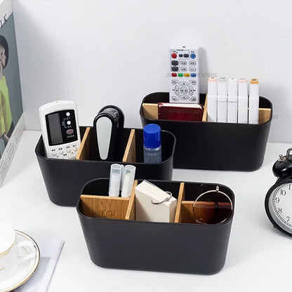 Bamboo Electric toothbrush Holder Razor Makeup Brush Storage Box Toothpaste Toothbrush Stand Bathroom accessories Beauty World Shop