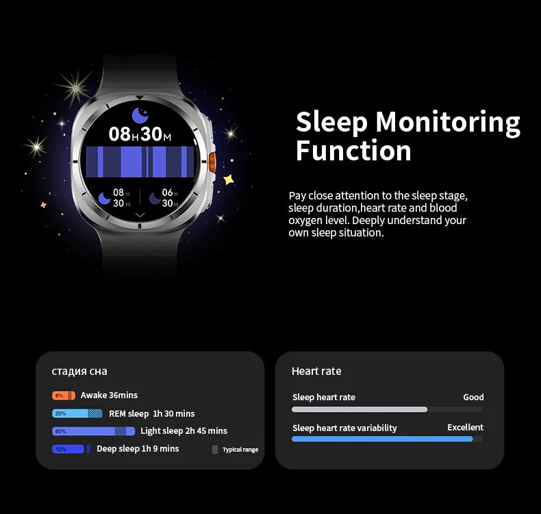 Smart Watch 8 Ultra 2025 Color Matching GPS Compass Smart Watch BT call NFC IP68 Waterproof 4GB Health monitoring Reduction 100% Beauty World Shop