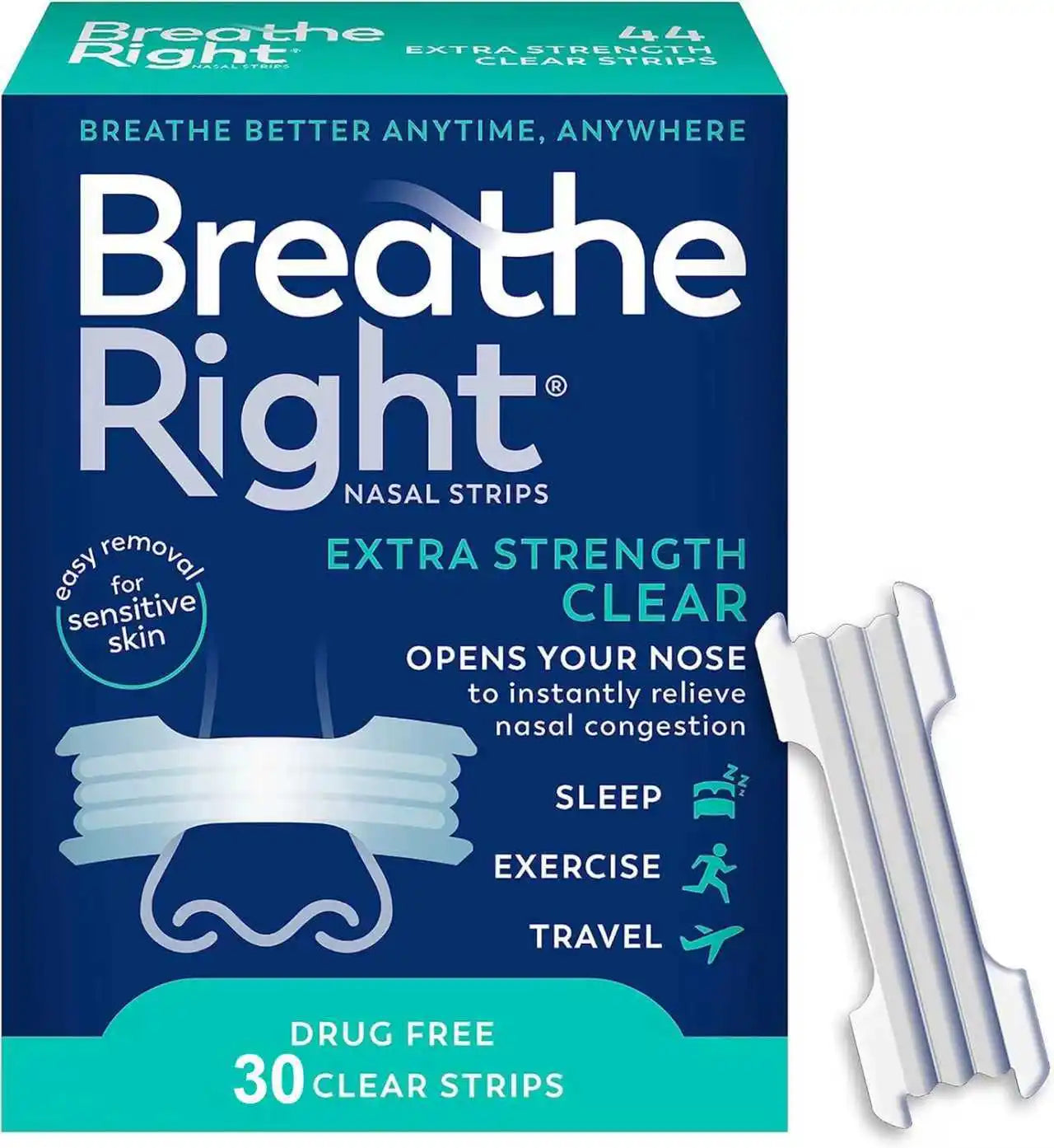 30/60/90Pcs,Sleep Nasal Strips,Nose Breathe Strips,Anti Snoring Nose Strips for Breathing,Exercise Air Intake and Improve Sleep Beauty Trend Shop