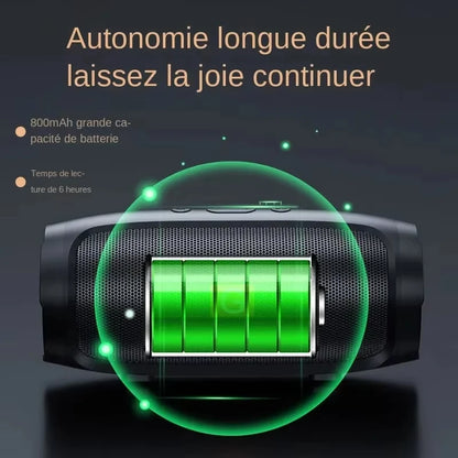 2025NEW ViVO Portable Bluetooth Speaker Wireless High Fidelity Surround Sound Box Outdoor Waterproof Camping Party Loudspeaker
