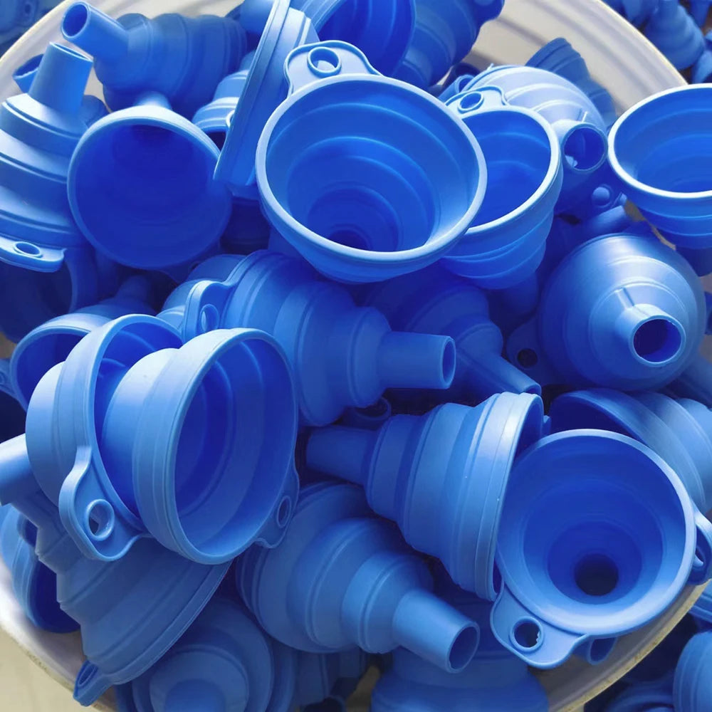 Engine Funnel Car Universal Silicone Liquid Funnel Washer Fluid Change Foldable Portable Auto Engine Oil Petrol Change Funnel Beauty World Shop