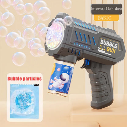 Fully Automatic Bubble Gun Rocket Bubbles Machine Automatic Blower with Bubble Liquid Toy for Kids Beach Outdoor Bubble Gifts Beauty World Shop