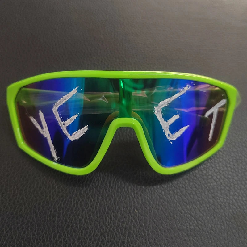 Jey Uso YEET Sunglasses Sports Shades MAIN EVENT Blue Glasses Bloodline USOS RARE Colors Motorcycle Glasses Beauty World Shop