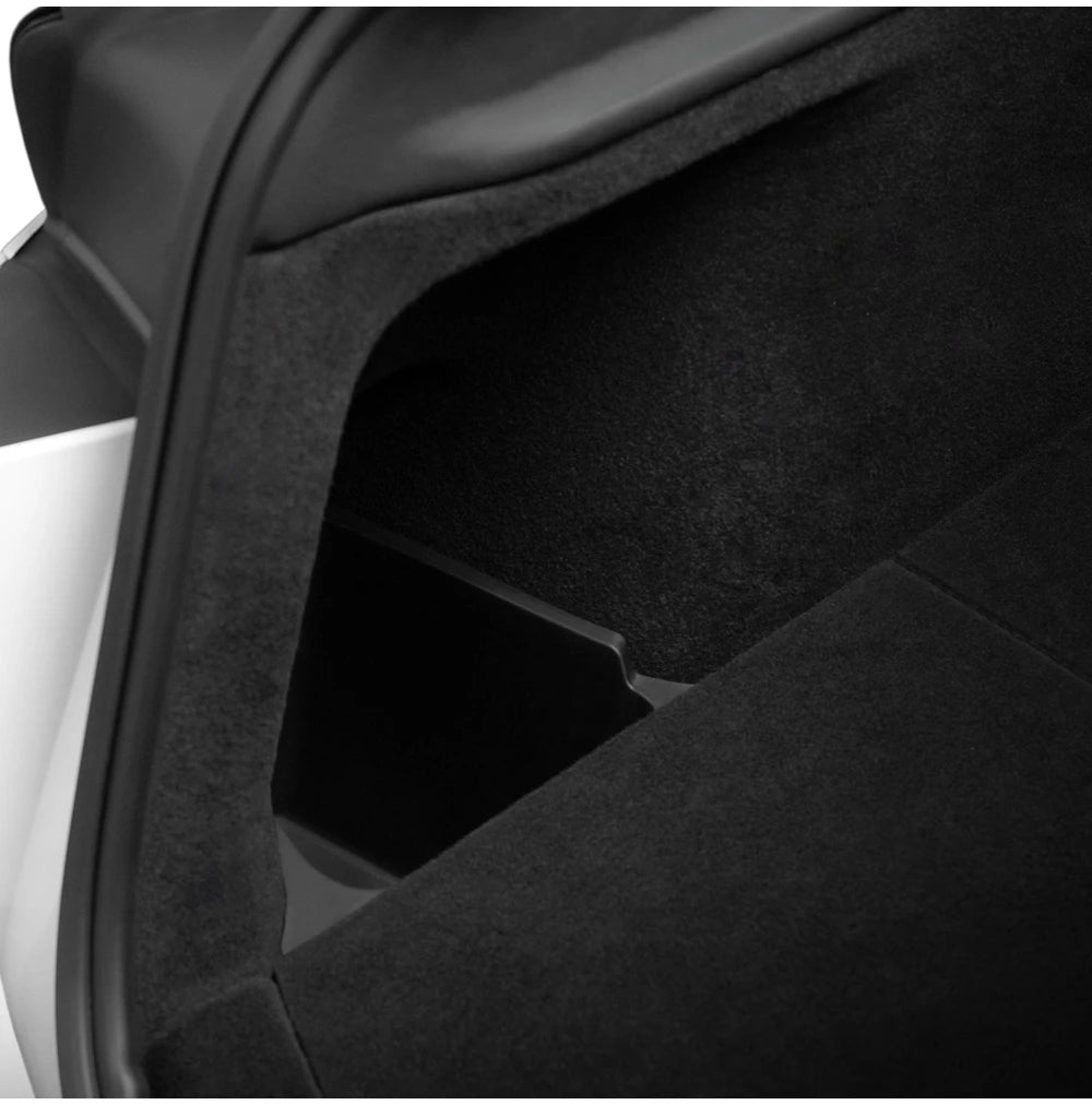 USVOTOV Trunk Organizer for Tesla Model Y Juniper Launch Refresh 2025 Rear Trunk Storage Bins Side Box Organiser TPE Accessories Beauty World Shop