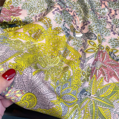 90cm Silk Twill Square Scarf For Women Spring Print Hair Band Hijab Foulard Sunsceen Neckerchief Shawl Wraps Echarpe New Beauty World Shop