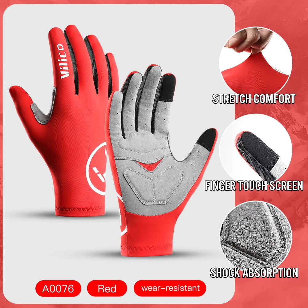 1 Pair Breaking Wind Cycling Gloves Anti-slip Bicycle Mittens Racing Road Bike Glove MTB Biciclet Guantes Ciclismo Beauty World Shop