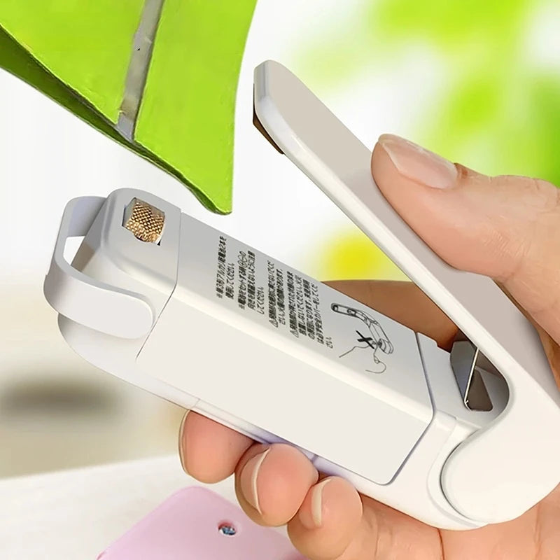 Mini Hea Bag Seal Machine Package Sealer Bags Thermal Plastic Food Bag Beauty World Shop