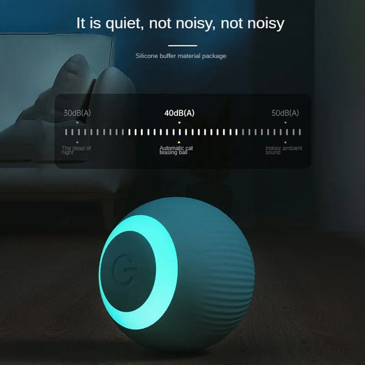 Automatic Moving Cats Toy Interactive Ball Rechargeable Rolling Electric Ball Home Pet  Accessories Things for  Supplies Beauty World Shop