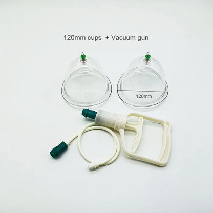 Big Size Vacuum Cupping Breast & Buttocks Enlargement Massager Suction Pump Machine Butt Lifting Device Back Massage Cans Beauty World Shop
