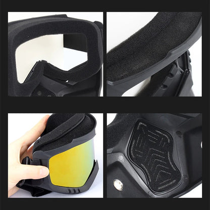Outdoor Sport Windproof Mask Goggle HD Motorcycle Glasses Snowboard Eyewear Riding Motocross Summer UV Protection Sunglasses Beauty World Shop