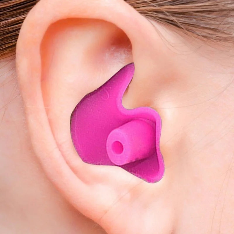 Durable Earplugs Classic Delicate Texture 1 Pair Waterproof Soft Earplugs Silicone Portable Ear Plugs Swimming Accessories Beauty World Shop