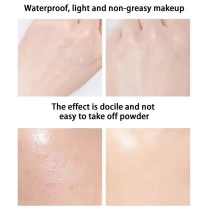 Face Makeup Primer Tri-color Cream Contour Color Isolation Waterproof Makeup Foundation Natural Makeup Base Cream 40g Beauty World Shop