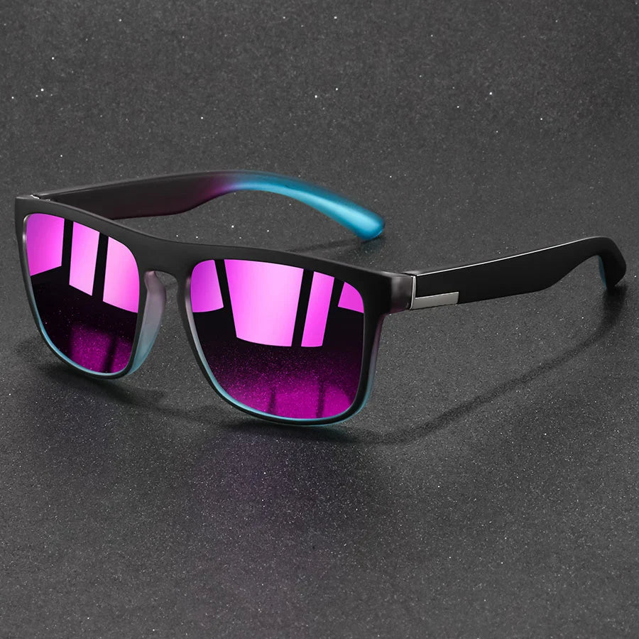 Fashion Vintage Square Sunglasses Men Women Fishing Driving Man Luxury Brand Designer Sun Glasses Anti-Glare Retro Eyewear Beauty World Shop