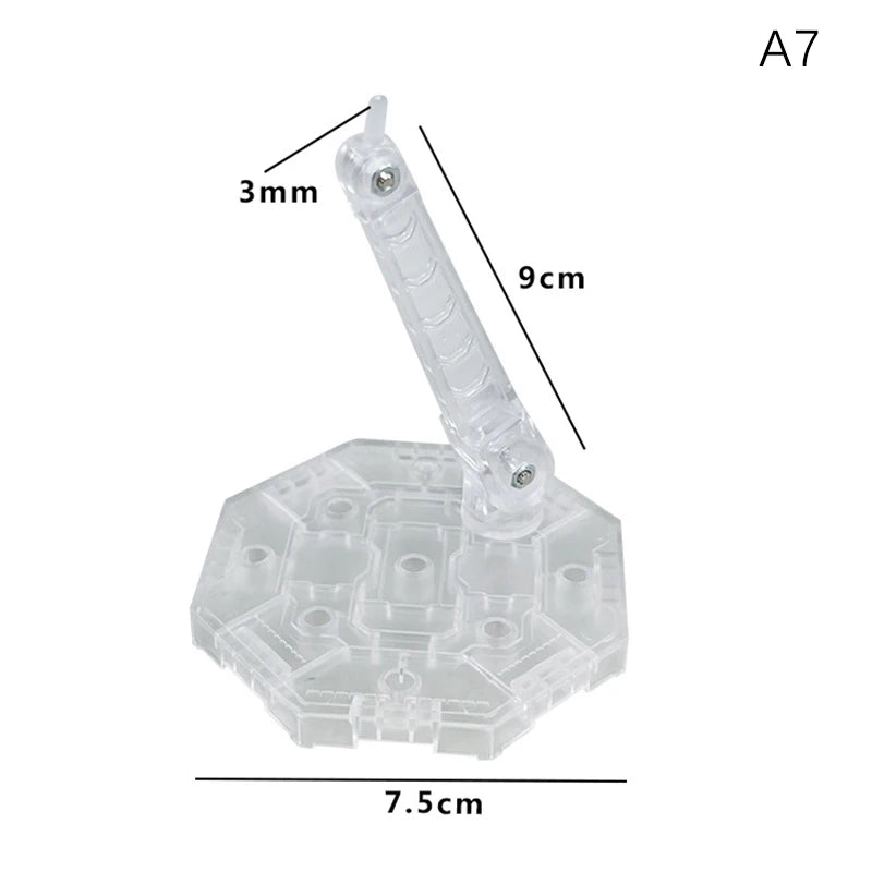 Innovative And Practical Handmade Doll DIY Holder Action Figure Model Base Display Stand Black Bracket For 1/144 HG RG Beauty World Shop