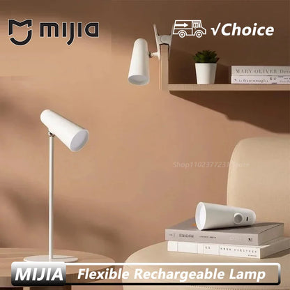 Mijia LED Desk Lamp Multifunctional Type-c Rechargeable Reading Lamp 3 In 1 Study Office Portable Bedside Night Light Beauty World Shop