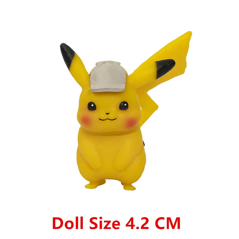 Pokemon 4-13Cm New Cartoons Movie Anime Figure Pikachu Mewtwo Charmander Blastoise Gurado Pet Action Model Toy Gifts Beauty World Shop