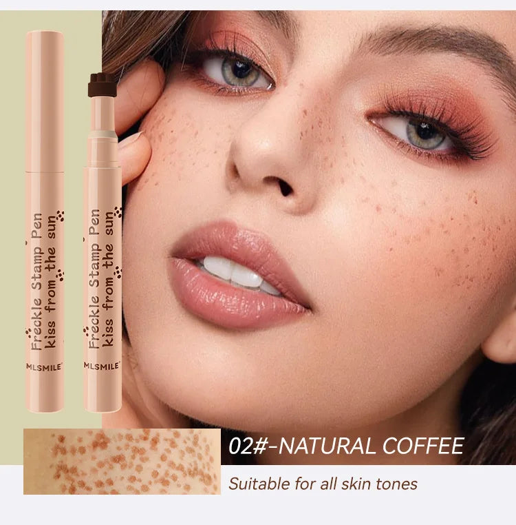 Waterproof Freckle Pen Natural Lifelike Fake Freckles Pen for Lasting Look Dot Spot Pen Makeup for Women Makep Light/Dark Brown Beauty World Shop