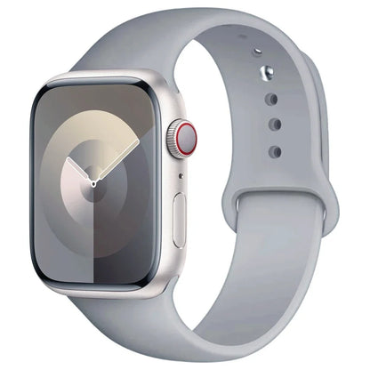 Silicone Band For Apple Watch strap 44mm 45mm 40mm 41mm 42-38mm 45 mm sport bracelet iwatch series 8 7 6 5 4 3 SE 9 Ultra 2 49mm Beauty World Shop