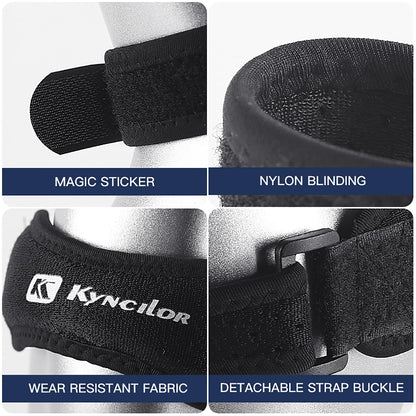 1PC Patella Kneecap Band Adjustable Silica Gel Knee Tendon Strap Protector Knee Pad Running Sports Cycling Gym Knee Support Beauty World Shop