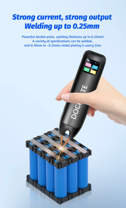 Handheld Spot Welder DIY Adjustable Portable Digital LED Display Color Screen Welding Automatic Trigger for 18650 Battery Beauty World Shop