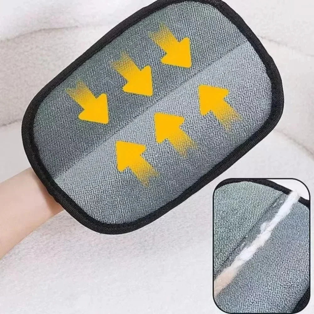 Double-Sided Pet Grooming Gloves, Cat Grooming Gloves, Pet Grooming Gloves for Dogs Bathing, Versatile Grooming Gloves for Washi Beauty World Shop