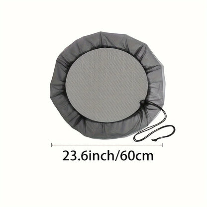 Rain Barrels Screen Water Bucket Covers,Rainwater Collector Tank Net Cover,Rain Water Collection Bucket Netting with Drawstring Beauty World Shop