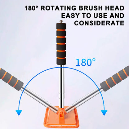 SEAMETAL Car Front Windshield Defogging Brush Telescopic Long handle Car Household Glass Clean Brushes Dust Remover Tool Beauty World Shop