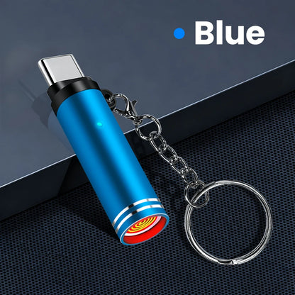 Mini Type C USB Cigarette Lighter Adapter Safety Air Blowing Mobile Phone Outdoor Use Charging Cable Beauty World Shop