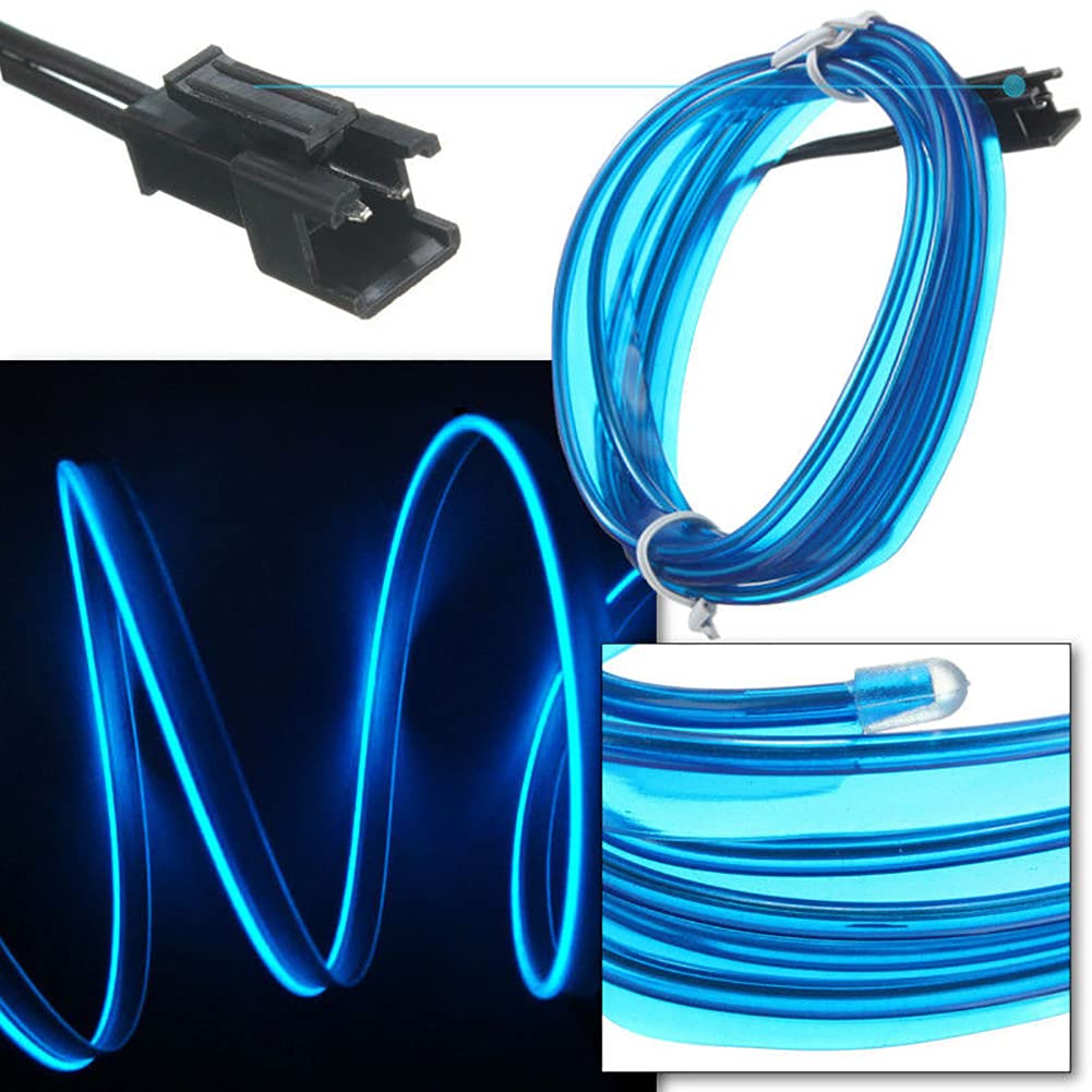 5M Car Interior Led Strip Light Neon EL Wiring Decorative Lamp For Auto DIY Flexible Ambient Light USB Party Atmosphere Diode Beauty World Shop
