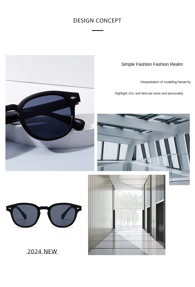 2024 New Vintage Rectangle Sunglasses Men Women Luxury Brand Designer Square Sun Glasses Fashion Men Sun Glasses Oculus UV400 Beauty World Shop