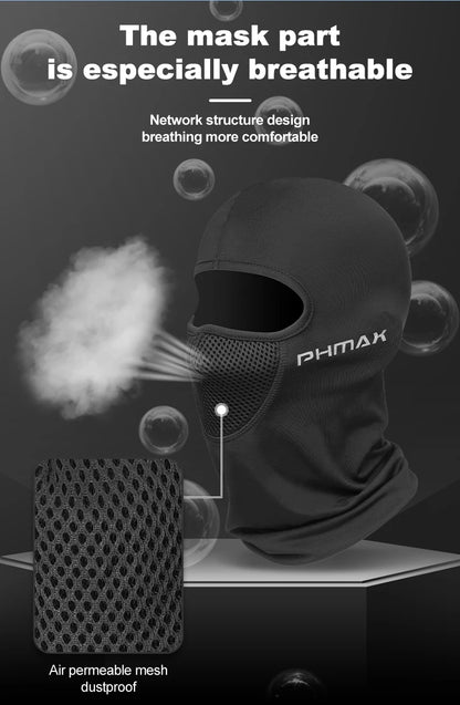 PHMAX Motorcycle Riding Mask Wind Protection And Warmth Breathable Full Face Mask Balaclava Hat Scarf Hood Moto Biker Wind Cap Beauty World Shop