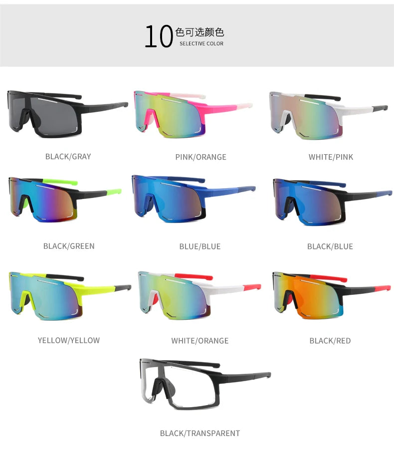 Cycling Sunglasses UV Protection Windproof Glasses For Men Women Polarized Lens Hiking Road Riding Bike Sport Glasses Eyewear Beauty World Shop
