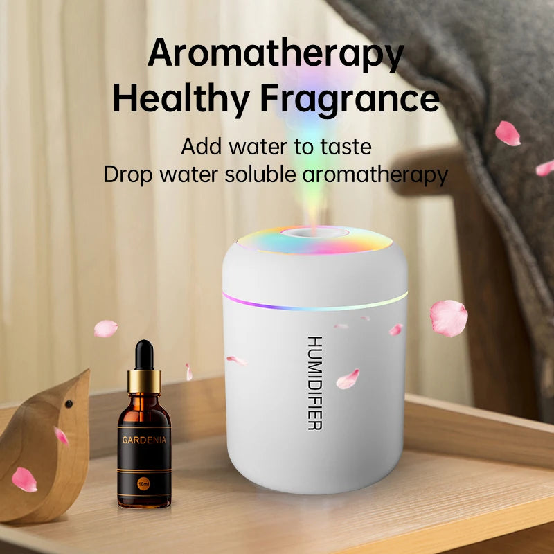 180ML Mini Air Humidifier USB Electric Aroma Diffuser Essential Oil Purifier Aromatherapy Mist Maker Lights For Car Home Bedroom Beauty World Shop