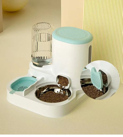 Cat bowl automatic feeder for cats, dogs, pets, water dispensers, integrated cat bowl, cat food basin, dogs, eating, drinking wa Beauty World Shop