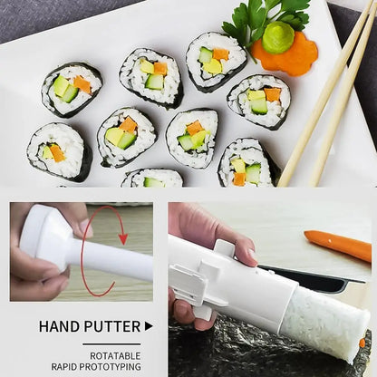 Sushi Tools Quick Make Japanese Roller Rice Vegetable Meat Roll Sushi DIY Sushi Making Machine Kitchen Supplies Beauty World Shop