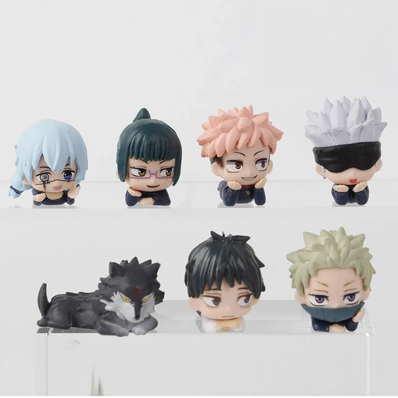 New Anime Kaisen Figure Q Version Gojo Satoru Itadori Yuji Blind Box Cute Action Figure Desktop Decor Model Toy Gift For Fans Beauty World Shop