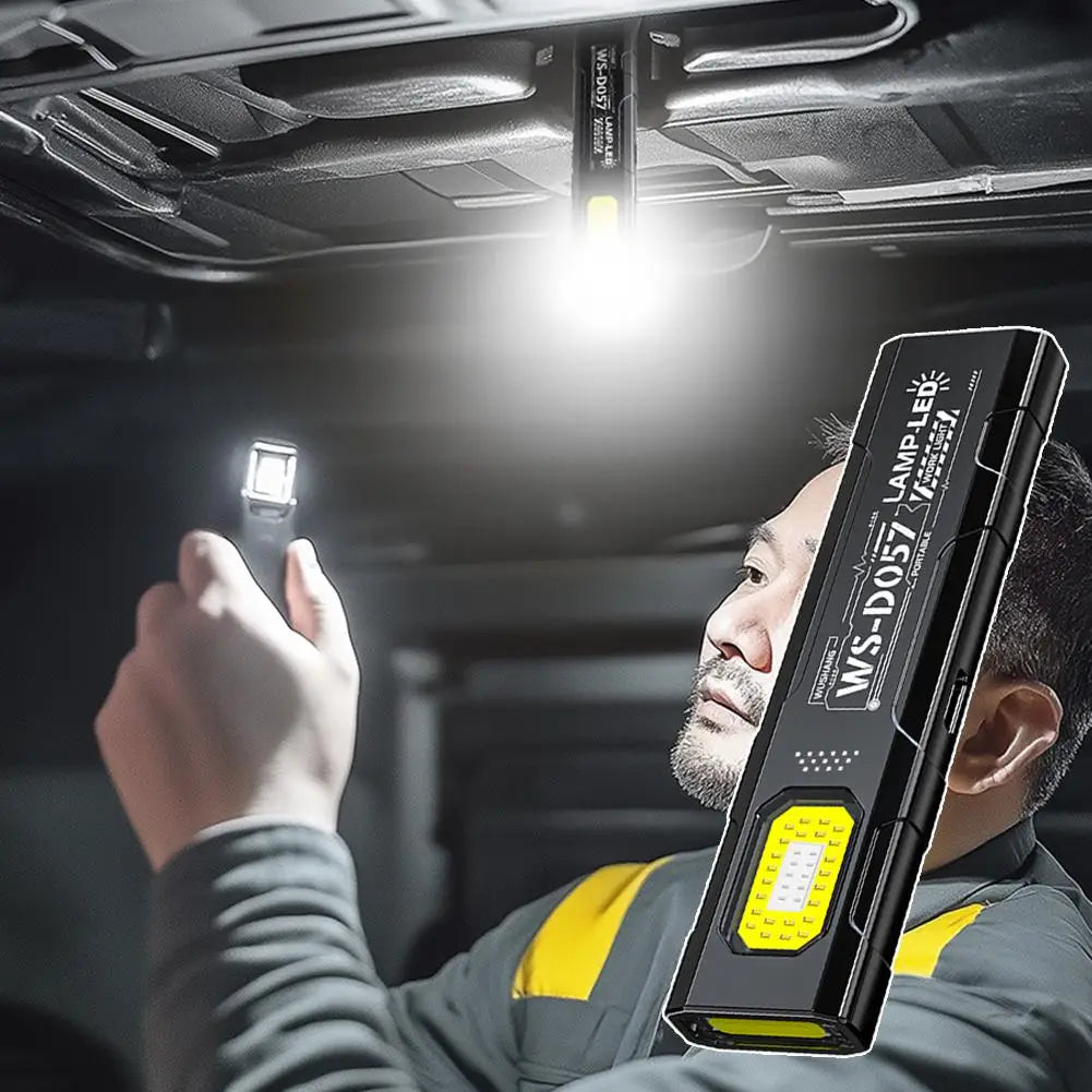 Outdoor LED Flashlight 550Lm Portable Mini Torch Light Pocket Lantern Flood Work Light with 5 Modes Beauty World Shop