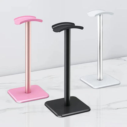 Aluminium Alloy Headphone Stand Holder Rack Space Saving Desktop Organizer Display Earphone Mount Hanger Headset Support Stand