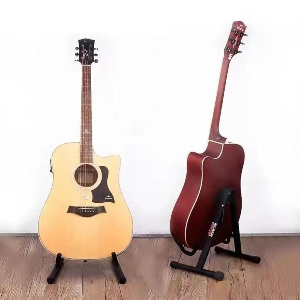 Folding Adjustable Instrument Stand Guitar Rack Instrument Display Stand Bass, Acoustic, Classical, and Electric Guitar Support Beauty World Shop