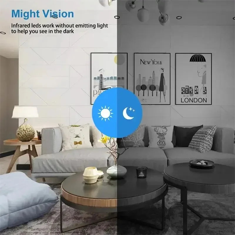 Mini Camera 1080P HD WiFi Wireless HD Night Vision Camera Home X5 Remote Camera Kids Pet Safety Monitoring Beauty Fashion