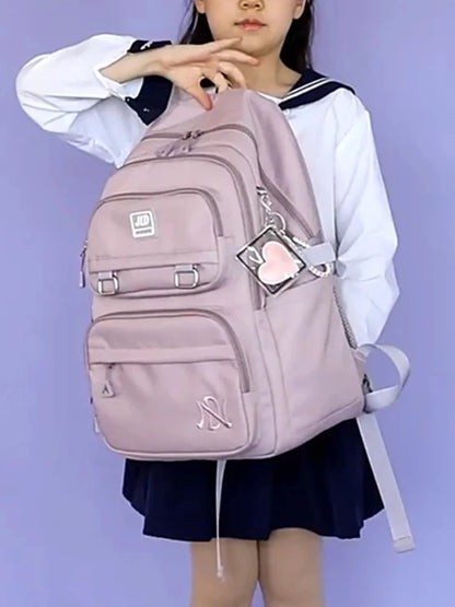 Girl School Bag Backpack Back Pack For Teenager Women Children Female Pink Schoolbag Primary High Bagpack Class Teens Child Kids Beauty World Shop