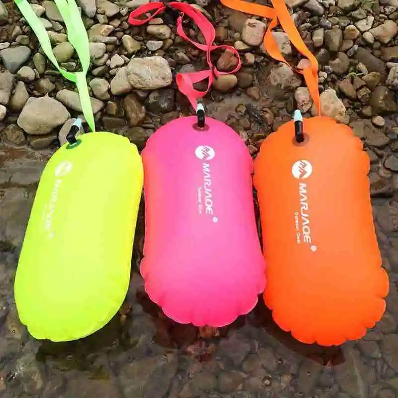 PVC pool Buoy Safety Buoy Tow Float Waterproof Air Bag With Waist Belt For rafting outdoor pool Swimming pool Safety Suppli Beauty World Shop