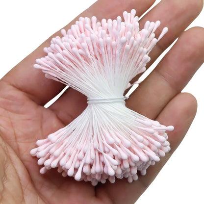 400pcs 2mm Moulti Options Artificial Flower stamen Mini Pearl Floral pistil For Wedding Party Home Decoration DIY Accessories Beauty World Shop