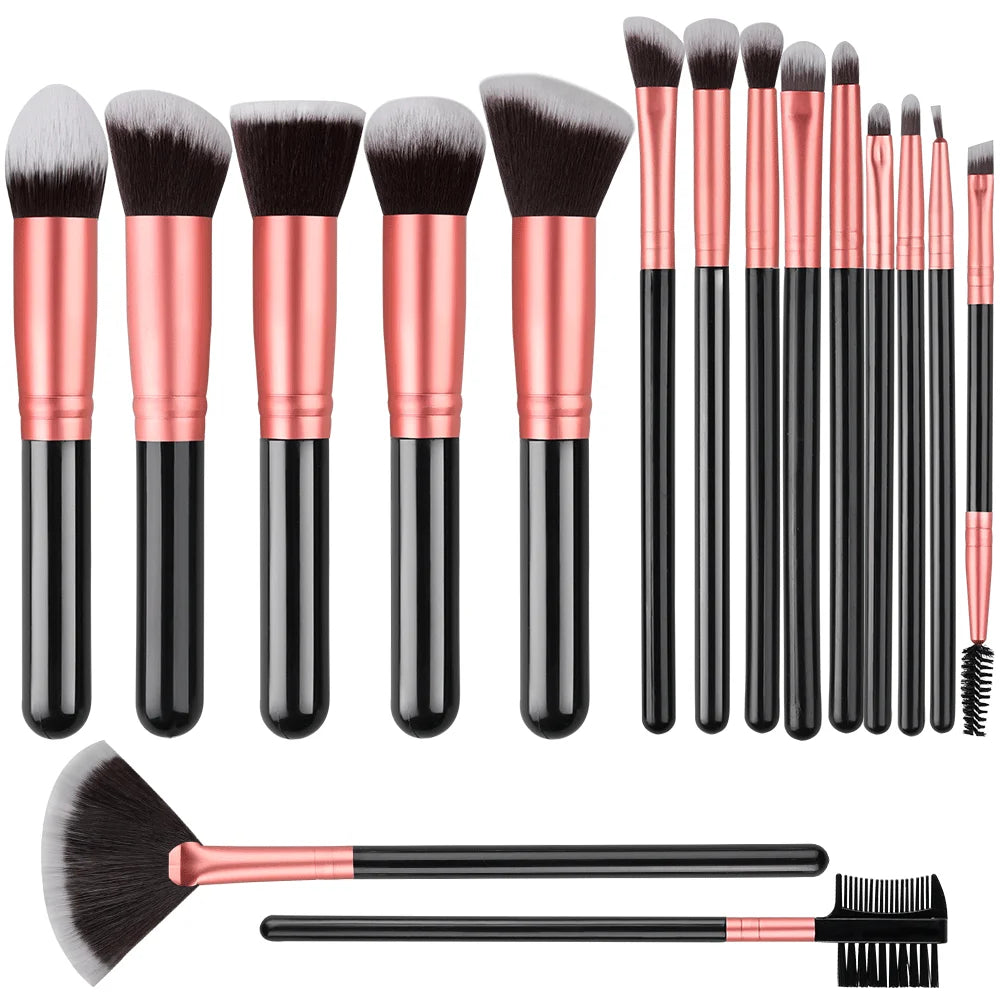 Professional 14/16PCS Makeup Brushes Set Soft Fluffy Eye Shadow Foundation Blush Powder Concealers Female Cosmetics Beauty Tools Beauty World Shop