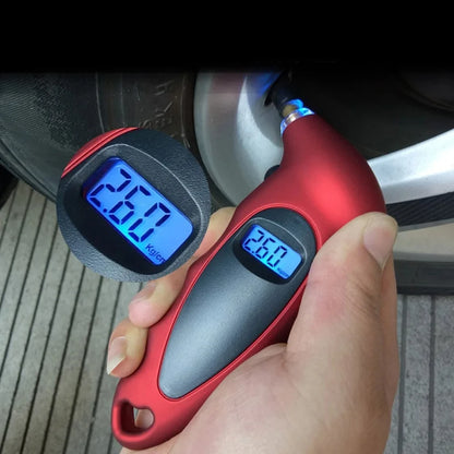 New Tire Pressure Gauge Backlight High-precision Digital Tire Pressure Monitoring Car Tyre Air Pressure Gauge Meter LCD Display Beauty World Shop