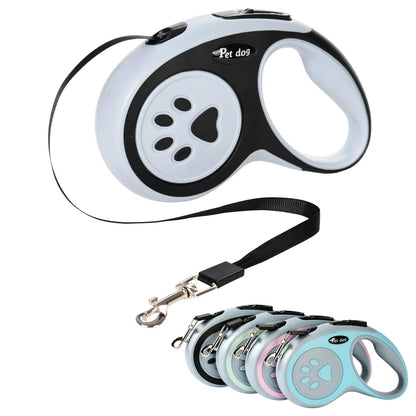 3m 5m Nylon Pet Dog Leash Automatic Retractable Extending Rope Puppy Walking Running Traction Roulette For Small Big Dogs Cats Beauty World Shop
