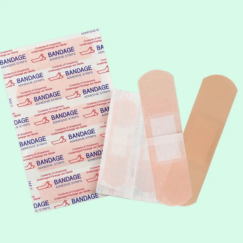Band-Aids Waterproof Breathable Cushion Adhesive Plaster Wound Hemostasis Sticker Band First Aid Bandage Medical Gauze Beauty World Shop