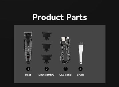 Kemei KM-2293 Hair Cutting Machine Professional Rechargeable Barber Hair Clippers Electric Hair Trimmers Cordless for Men Kemei Beauty Trend Shop
