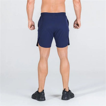 double-deck fitness sports shorts men summer slim quick drying breathable woven Shorts Men's sweatpants training gym clothing Beauty World Shop