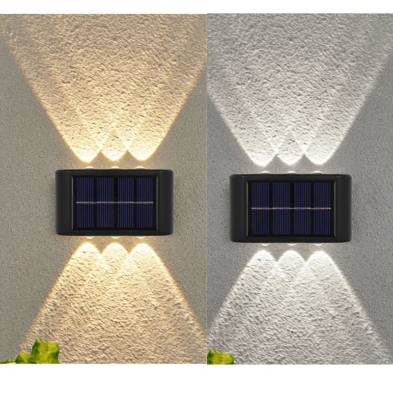 Solar LED Outdoor Light Solar Lighting Sensor Lamp Streetlights Exterior Garden Decoration Garland Waterproof Solar Wall Light Beauty World Shop